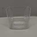 Wipes Dispenser Flushable Wipes Holder for Bathroom Wipe Container Clear Wipe Dispenser Wall-Mounted Tissue Box Wipes Holder for Bathroom Bedroom Kitchen (Transparent)