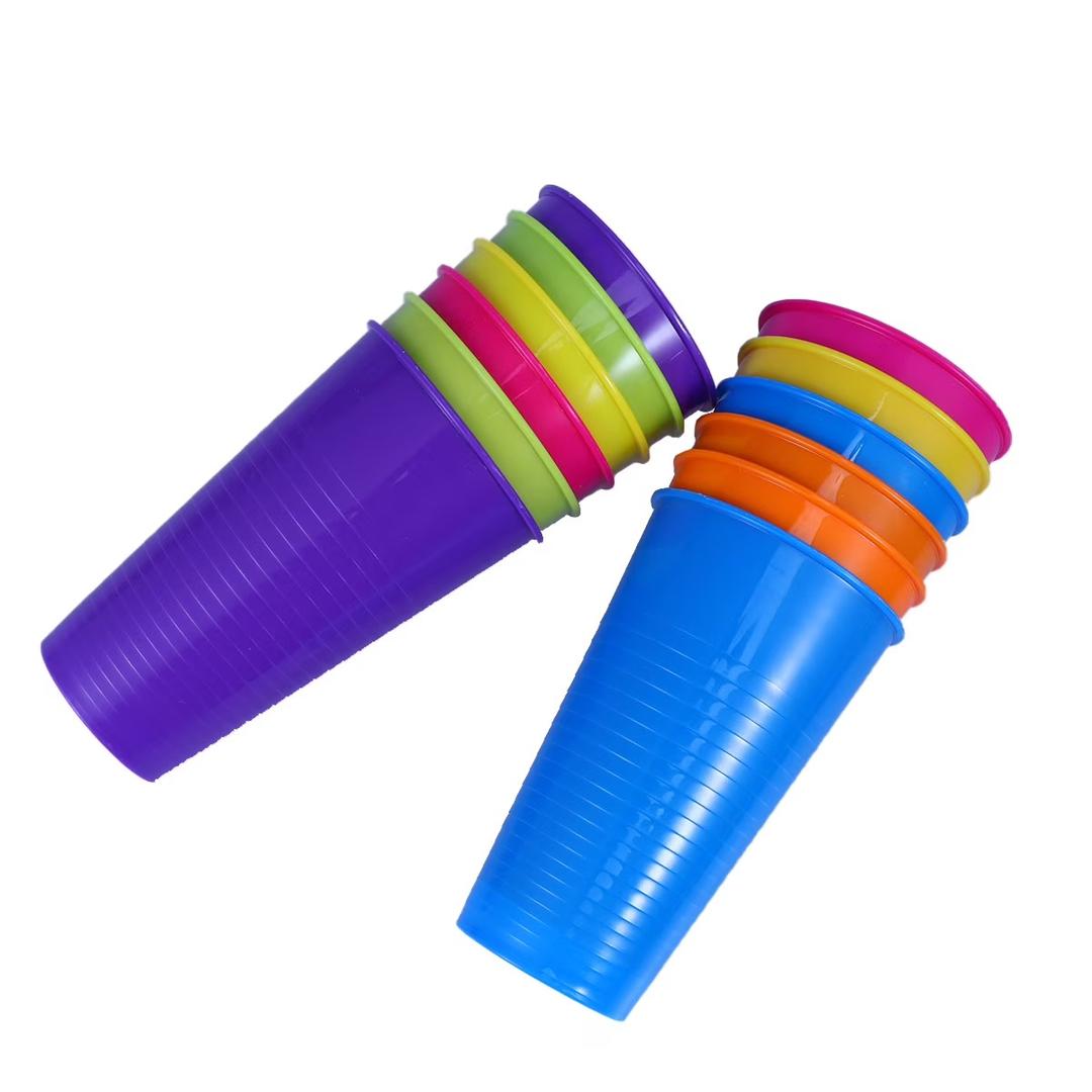 18-PIECE RAINBOW COLOR-CHANGING CUPS