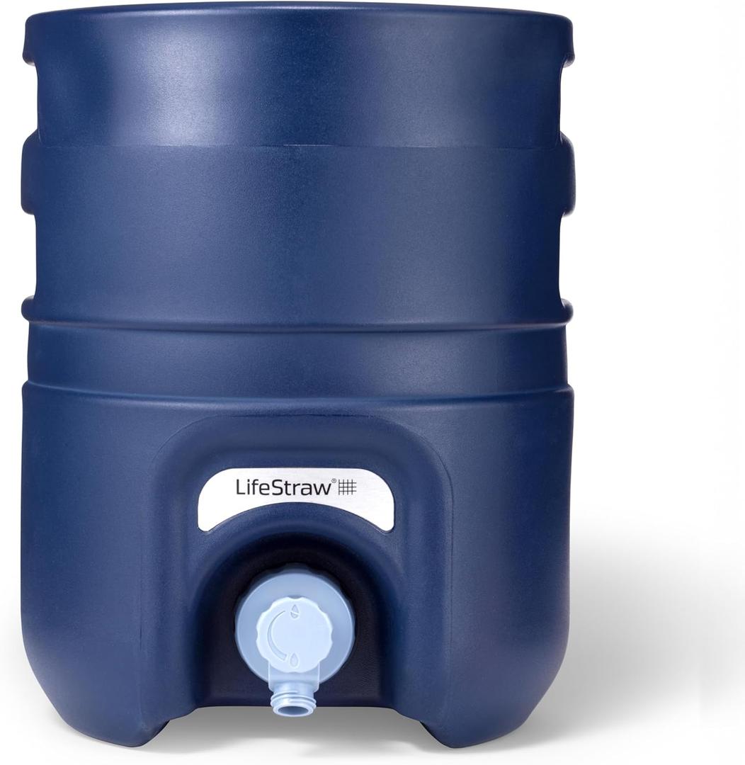 LifeStraw Escape  High-Flow Portable Pressurized Water Purifier with 3-Stage Filtration for Group Use, Emergency Preparedness, and Outdoor