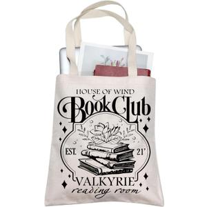TOBGBE Book Fans Gifts Adventure Club Inspired Bag For Book Lover Merchandise Author Gifts