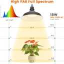 MYSWEETY Hanging Grow Light, Full Spectrum Hanging Plant Lights for Indoor, Vintage Decorative Grow Lights with 16.4FT Power Cord, Plug in Pendant Light with Adjustable Pulley for Plants, Flowers (1)