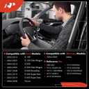 A-Premium Multifunction Switch Turn Signal Switch, Headlamp Beam Windshield Wiper Washer Switch Compatible with Ford E-150/250 2005-2014, E-350/450 Super Duty 2005-2019, Taurus 2004-2008
