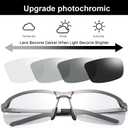 YIMI Polarized Photochromic Driving z87 Sunglasses For Men Women Day and Night safety glasses