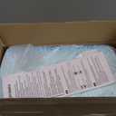 Amazon Basics Leak-Proof Dog and Puppy Potty Training Pee Pads with Quick-Dry 5-Layer Super Absorbent Design, Regular Size 22 x 22 inch, Blue & White, 100 Count