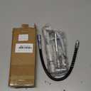 Racewill Grease Control Handle Valve for Grease Pump, 18" Flexible Spout with 4 Jaws Coupler, 1/4" NPT(f) Inlet Thread, 7500 PSI Max Working Pressure, 360 Degree Z Swivel Design