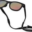 Polarized Baby Sunglasses With Strap - Unbreakable Flexible Infant Sunglasses For Toddlers Newborns 0-24 Months (Black)
