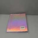 3-Ring Binder 1-inch with Clipboard, Holographic Pink Glitter Design, Including 5 Divider Pages, File Bag and Spine Label - Perfect for Schools, Offices and Organizations