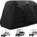 Golf Cart Cover,420D Waterproof Golf Cart Seat Covers 6 Passengers,Golf Cart Accessories Fits for Yamaha,Honda,Club Car,Ezgo Golf Carts, Size: 144"L x 54"W x 76"H for 4/6 Seats