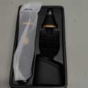 Electric Body Trimmer for Men, IPX7 Waterproof Groin and Pubic Hair Shaver, 2 in 1 Dual Head Grooming Kit for Beard Nose Ear, Cordless Rechargeable with Charging Dock, Ceramic Blades, Painless Trim (Black)