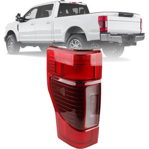 Dasbecan Left Driver Side LED Tail Light Assembly Compatible with 2020-2022 Ford F250 F350 F450 Blind Spot Can be Installed Taillight