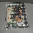 2 x XCHI Fall Black Cat Pumpkin Plaid Table Runner Table Decoration for Kitchen Dining Dinner Autumn Home Decor 13x72 Inch