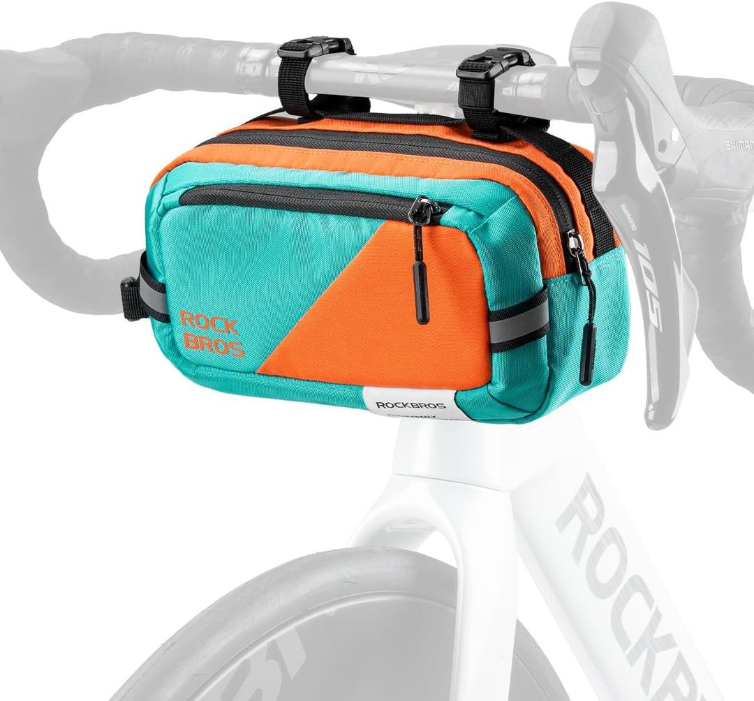ROCKBROS Bike Handlebar Bag Large Capacity Bicycle Handle Bar Bag Quick Release Bike Front Bag Bike bag with Shoulder Strap Cycling Accessories for Men Women ROCKBROS Bike Handlebar Bag Large Capacity Bicycle Handle Bar Bag Quick Release Bike Front Bag Bike bag with Shoulder Strap Cycling Accessories for Men Women