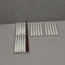 Flameless Floating Candles with Wand, 20 Pcs Magic LED Hanging Taper CandlesFlickering Battery Operated Taper Candle with Wand Remote for Halloween Decorations Best Gift, White