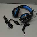 Gaming Headset for PC, Ps5, Switch, Mobile, Gaming Headphones for Nintendo with Noise Canceling Mic, Deep Bass Stereo Sound (Black Blue)