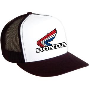 Factory Effex 18-86302 Honda Vintage Snapback Hat (Black/White, One Size)