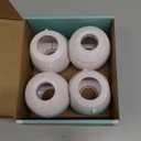 Child Safety Door Knob Cover (4 Pack) Hard-to-Remove Dual-Lock Door Handle Covers for Kids - Reusable Baby Proof Door Knob Locks - Installs Easily, No Tools Needed (White)