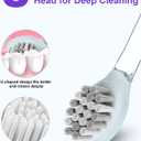 101 Electric Toothbrush Replacement Brush Head, 100% Compatible with 101 Kids Electric Toothbrush, Soft Bristles Refill Brush Head-3 pcs