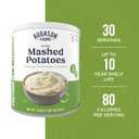 Augason Farms Instant Mashed Potatoes Can | Emergency Food Supply, 30 Servings, 10 Year Shelf Life, Certified Gluten Free Mashed Potatoes, Flavored with Butter and Salt (EXP 06/26/36)