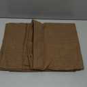 ZWJD Decorative Linen Throw Pillow Covers 26x26 Set of 2 Solid Handcrafted Striped Cushion Covers for Bed Soft Modern Farmhouse Neutral Pillowcase for Couch Bedroom Living Room Home Decor(Coco Brown)