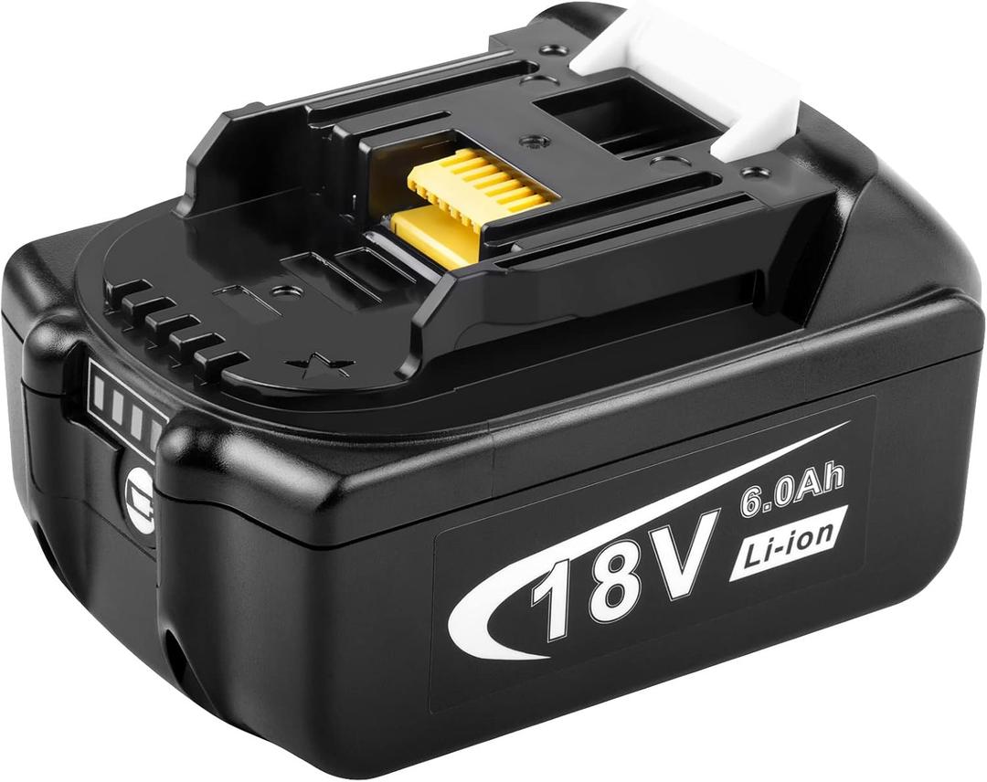 Fancy Buying BL1830 BL1840 Replacement 18V 6000mAh Battery for Makita 18V LXT Lithium-Ion BL1815 BL1830 BL1835 BL1840 BL1845 BL1850 BL1860 LXT400 Cordless Power Tools Battery