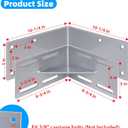 Dock Brackets Hardware for Floating Dock and Stationary Docks