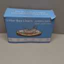 36 Count Jumbo Cat litter Box Liners, 36" x 19" Easy Clean Up Thick Large Kitty Litter Liner XL, Extra Large Heavy Duty Litter Pan Liner Bags with Drawstring for Pet Cat Litter Tray