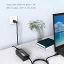 Nivjuky 45W USB C Universal Laptop Charger Compatible with HP Chromebook X360 11 14 14-ca051wm 14-ca052wm 14-ca091wm 14-ca0061dx Type C Power Supply Adapter Cord