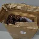 Solid Wooden Coat Rack Freestanding, New Zealand Pine Coat Tree with 8 Hooks & 3 Adjustable Sizes for Coats, Hats, Handbags and Scarves, Space Saving for Entryway/Office/Bedroom (Brown) (1 PC)