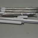 65" Long Handle Silicone Floor Squeegee -180 Rotating Head with Adjustable Handle, Removes Foam, Water Stains & Pet Hair, Ideal for Tile, Marble, Wood Floors, Glass, Shower, Kitchen & Bathroom (HotExtended 16")