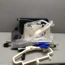 Standing Garment Steamer Professional Steamer for Clothes 25s Fast Heat-up with Rotating Ironing Head 1.6L/54 fl.oz Water Tank, Self-cleaning Function, Foldable Ironing Board, Ironing Gloves (White)