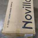 Novilla Queen Size Mattress, 12 Inch Gel Memory Foam Mattress for Cool Night & Pressure Relief, Medium Plush Feel with Motion Isolating, Bliss (Grey)