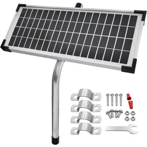 FM123 Solar Panel Kit,Compatible with Mighty Mule Automatic Gate Openers,10 Watt
