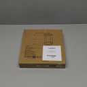 2 Tier Lazy Susan Organizer, 9.25'' Lazy Susan Turntable for Cabinet, Stackable Turntable Organizer Rotating Spice Rack Organization for Kitchen Countertop, Pantry, Bathroom, Clear (1Pack)