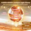 Red Light Therapy for Face, 8 Colors LED Face Mask Light Therapy with 850NM Near-Infrared, 3000 mAh Rechargeable Red Light Therapy Mask, Skin Care Device at Home and Travel for Skin Rejuvenation