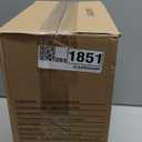 MOPALL Touchless Bathroom Trash Can with Lid, 3 Gallon / 12L Slim Motion Sensor Garbage Bin, Automatic Waste Basket for Bedroom, Office & Narrow Spaces, White & Gold