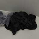 PARTISKY Black Polyester Table Skirt for Rectangle Tables 12ft, Wrinkle Resistant Pleated Ruffle Table Cloth for Banquet Wedding Trade Baby Shower Display Gift Dining Table (144" x 144" (Rectangle))