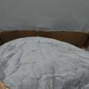 A Nice Night Faux Fur Reading Pillow Bed Wedge Large Adult Children Backrest with Arms Back Support for Sitting Up in Bed / Couch for Bedrest,Gray (Standard)