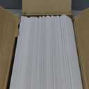 Cardboard Corners for Packing - 2"W x 2"D x 12"L, Medium Duty .160 ga, Pallet Box Corner Protectors, Angle Boards, White, 50/Pack