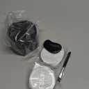 Nessus Reusable Kit for Nespresso Pods Vertuo, Reuse Old Coffee Pods for Nespresso Vertuo: 100 Pcs Aluminum Foil Seal Lid, Holder, Brush, Refillable Vertuo Plus Next Capsule Machine(No Pods Come) (Black)