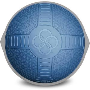 BOSU NexGen 25IN Home Fitness Exercise Gym Strength Flexibility Balance Trainer with Rubberized Non Skid Surface and Hand Air Pump (Blue)