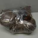 Dogs Bed for Small Dogs, Anti-Anxiety Washable Round Bed (Coffee, 24.0" L x 24.0" W x 8.0" Th)
