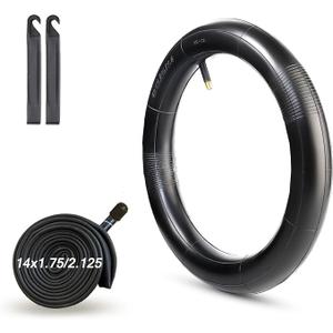 14" Bike Inner Tube,14x1.75—2.125/14x2.4—2.5 Electric Bike Replacement Tubes with Angled Valve Stem Compatible with Electric Scooters, E-Bike Tire Tube and More