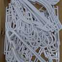 60 Pack White Baby Nursery Closet Hangers,Non-Slip Laundry Infant Pant Hanger for Newborn Clothes Gift,Ultra-Thin Child Coat Hanger for Girl Boy Toddler Kids