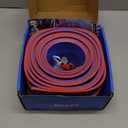 15 Ft Flexible Race Track for Kids, DIY Car Track Set with 2 Toy Cars & 3 Suction Cup Ramps, Easter Basket Stuffers for Teens & Boys Girls, Creative Easter Gifts for Kids, Blue