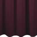 LEMOMO Burgundy Red Thermal Blackout Curtains/52 x 84 Inch/Set of 2 Panels Room Darkening Curtains for Bedroom