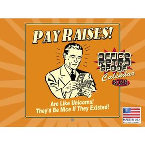 3 x Retrospoofs Funny Office Calendar 2026 Monthly Wall Calender 12 Month | American Made In The USA