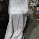 Litanika Oversized King Comforter Set Super King Size 120x120, 3 Pieces Beige Chevron Tufted Solid Bedding Comforter Sets, Fluffy Bed Set 