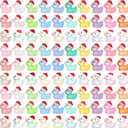 300pcs Christmas Luminous Mini Resin Duck Glow in The Dark Mini Santa Duck 30 Style Glitter Miniature Figure Animal Bulk for Dollhouse Christmas Stocking Stuffer Fairy Garden Aquarium Craft