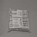 WILLBOND 60 Pcs Short Perm Rods Natural Hair Perm Rods with Elastic Rubber Band Non Slip Plastic Perming Cold Wave Kit for Women Hairdressing Styling Tool(0.63 Inch,White)