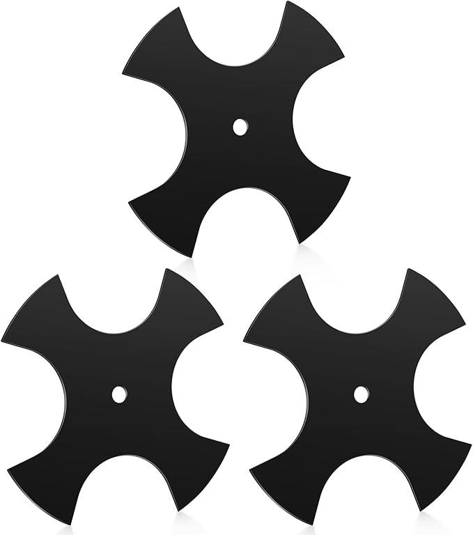 Hicarer Edger Star Blade Star Edger Blade Lawn Edger Blade Edger Blades 9 x 1/2 Center Hole Compatible with 375-411 Edger Most Edger for Grass Garden Yard Lawn Farm